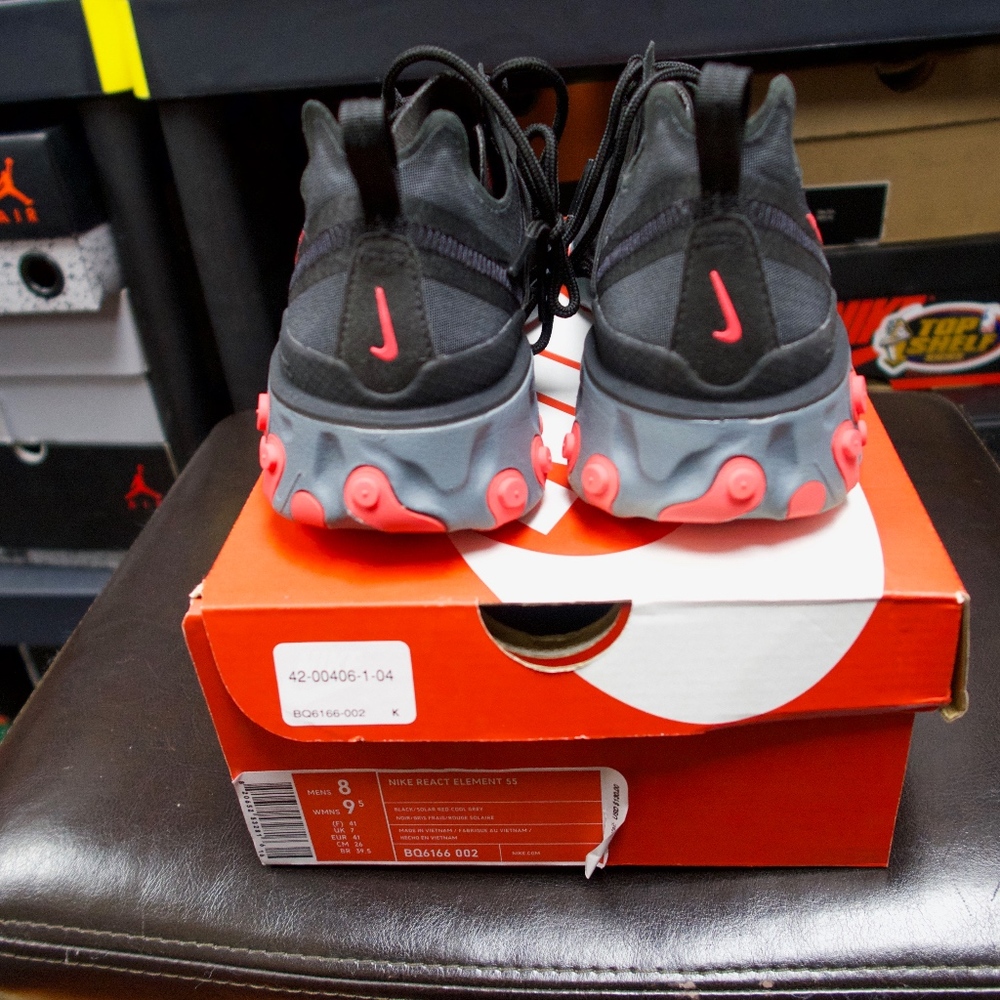 Nike React Element 55 Size 8 Og Retro Vtg Vintage - image 4